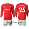 Manchester United Jadon Sancho 25 Hjemme 2021-22 - Barn Langermet Draktsett